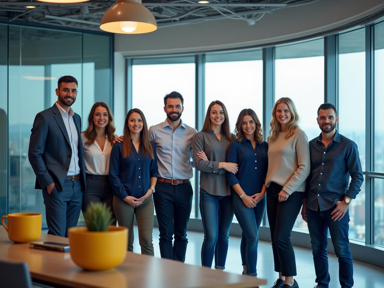 Equipo Summit Ledger en oficina Medellín